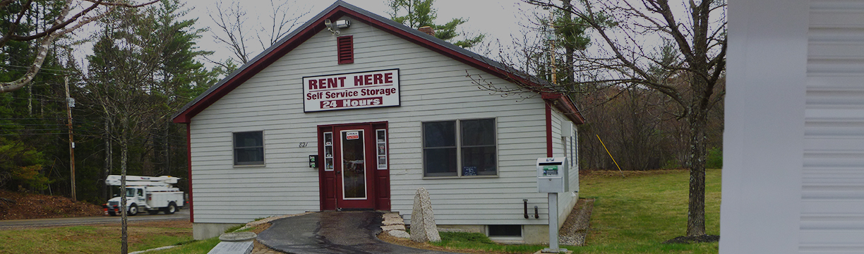 Interior of storage unit hallway