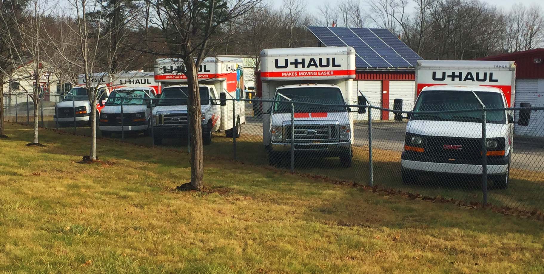 U-Haul trucks available for rent